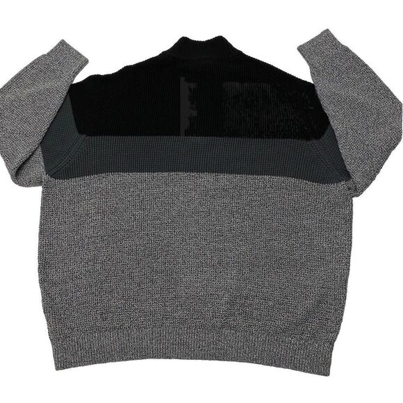 New Izod Men's 4XL Quarter Button Shelter Island Color Block Pullover Sweater - Picture 1 of 10